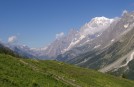 Panorama sur le Mont-blanc